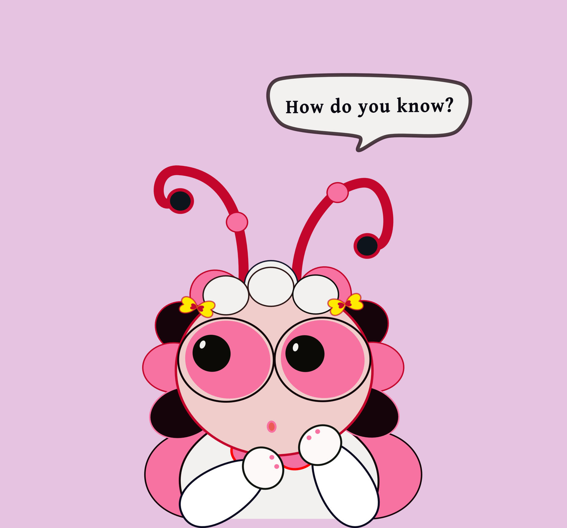 Piksy Feels - A Gentle, Expressive Character for Children Piksy, a gentle and curious cartoon character by Polly K Yu, showing emotions through her antennas